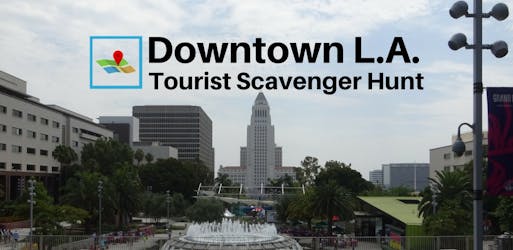 Búsqueda del tesoro turístico en el centro de Los Ángeles